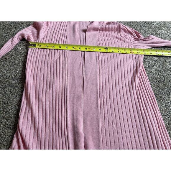 LOFT Lightweight Cardigan Women's Small Light Pink Open Front Long Sleeve Top - Picture 7 of 7